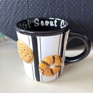 Girl Scouts Of America I LOVE GIRL SCOUT COOKIES 3D Embossed Ceramic Coffee Mug